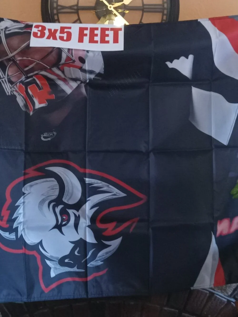 Buffalo Sabres Craig Anderson Goat Head Jersey NHL 3X5 Feet Flag Banner
